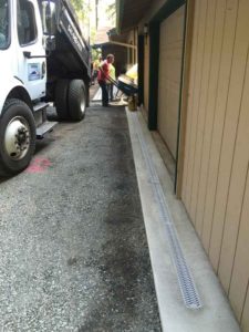 Concrete Sidewalk Pour in Drain, Oregon.