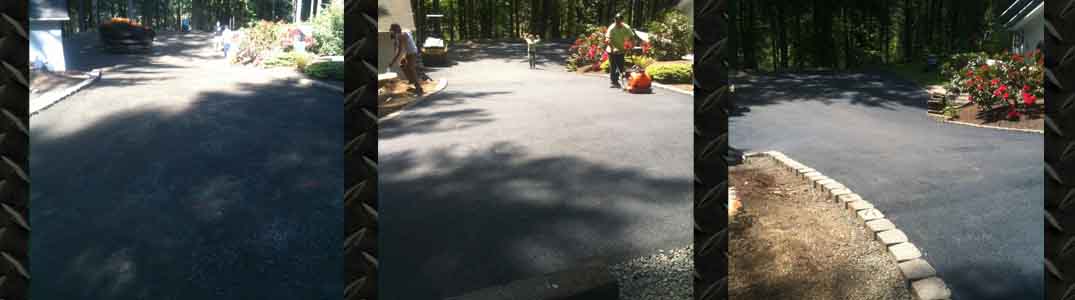 Asphalt driveway